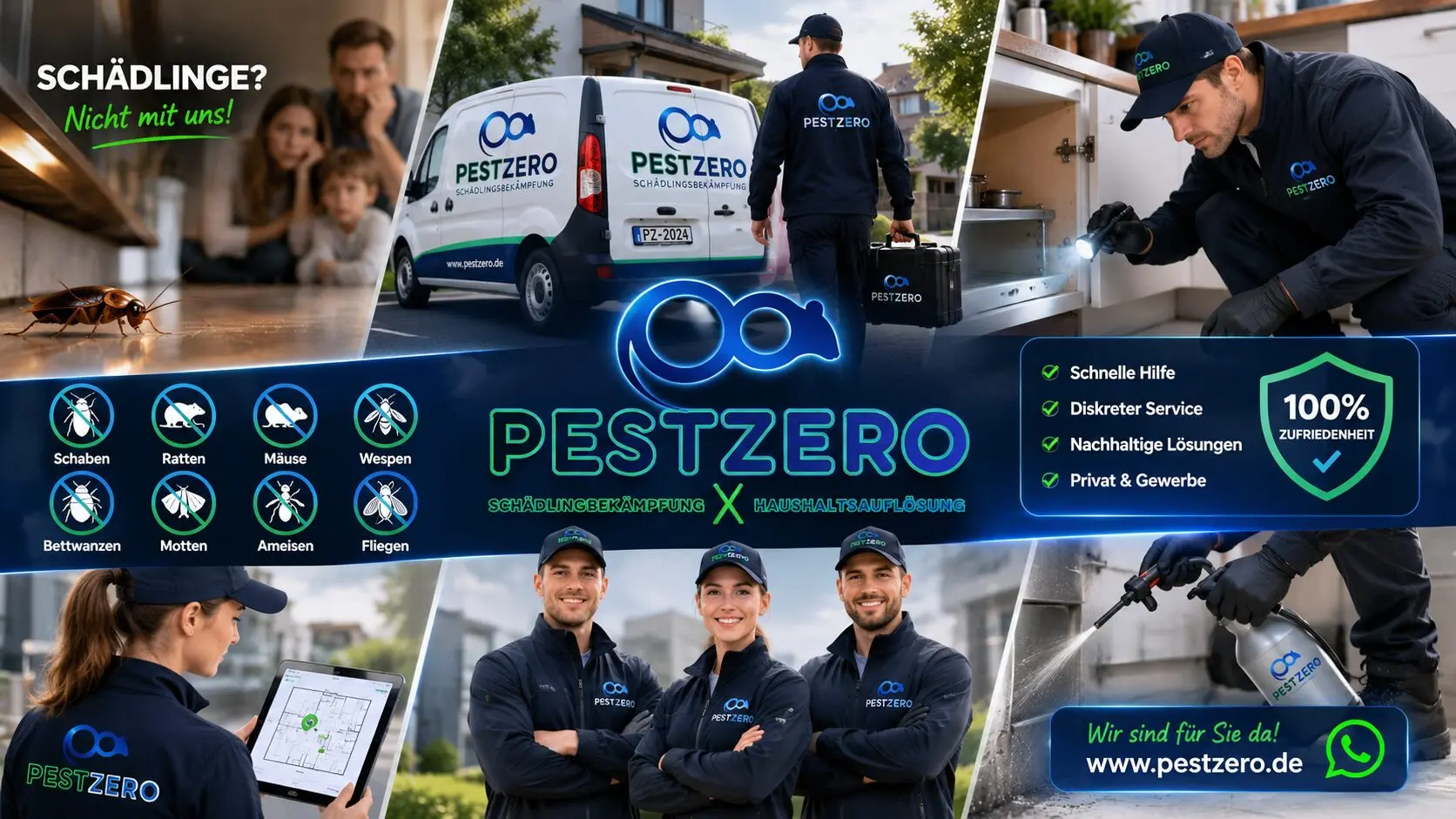 Der beste Kammerjäger: Preiswerte Dienstleistungen ohne versteckte Kosten